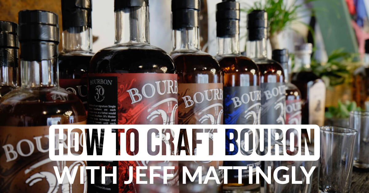 How to craft bourbon cover image with words